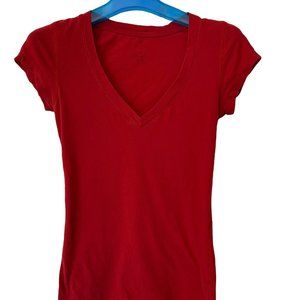 Ladies V-Neck Tee Size M